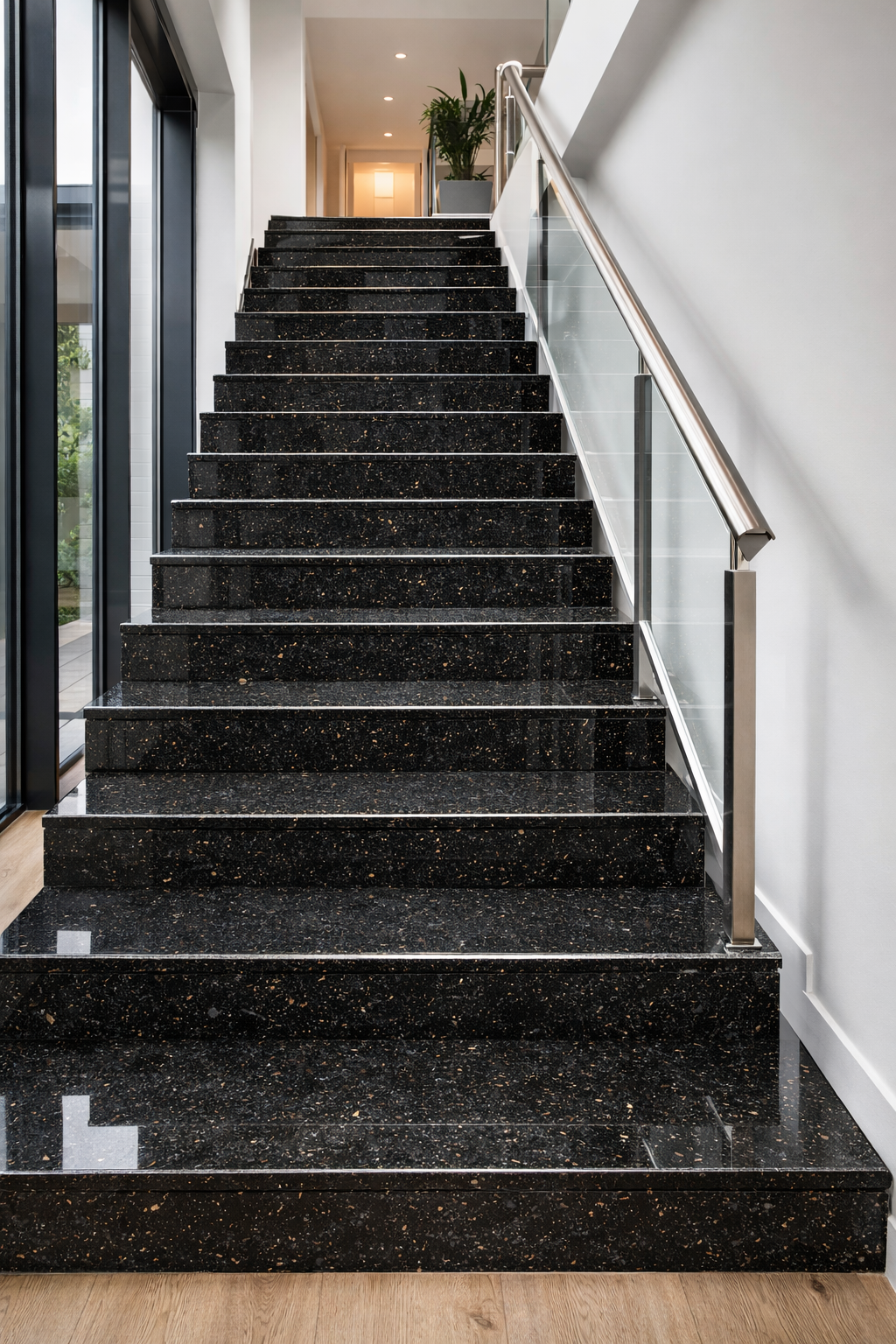 Contratreapta din Granit Black Galaxy