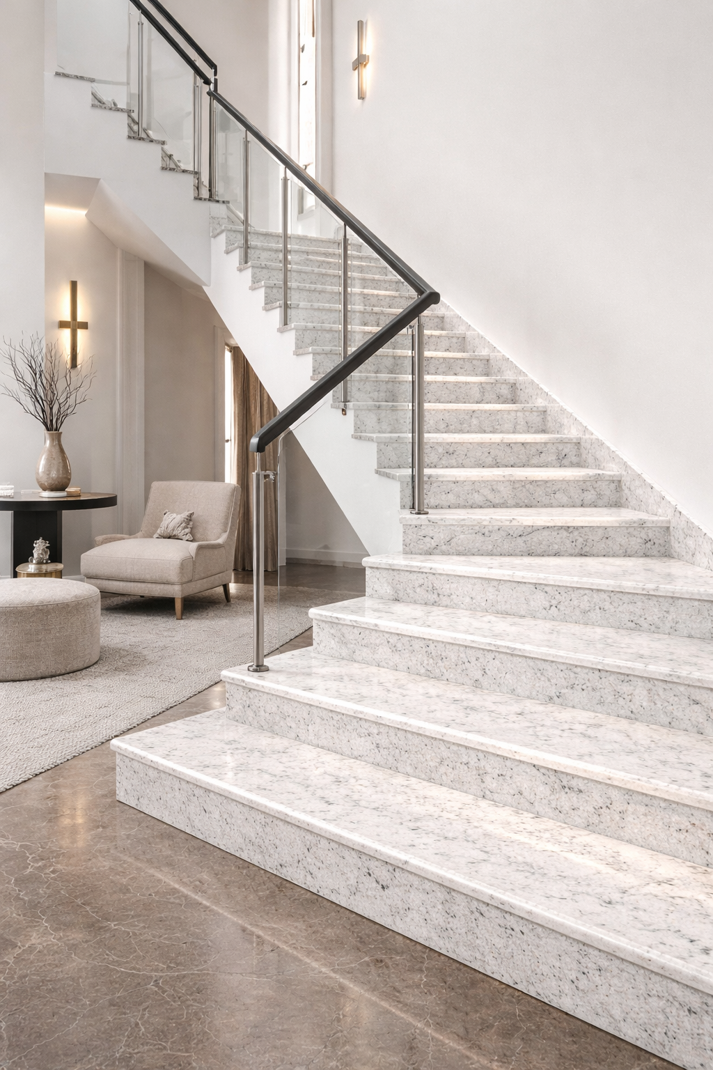 Contratreapta din Granit Fantastic White