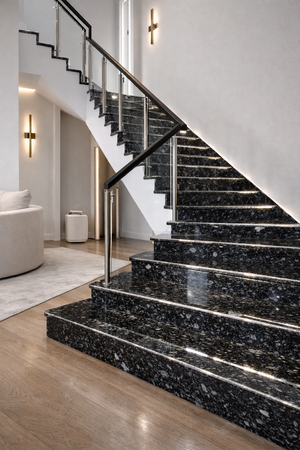 Contratreapta din Granit Black Aswan