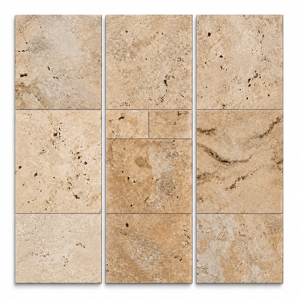 Travertin nechituit French Pattern 1.2cm
