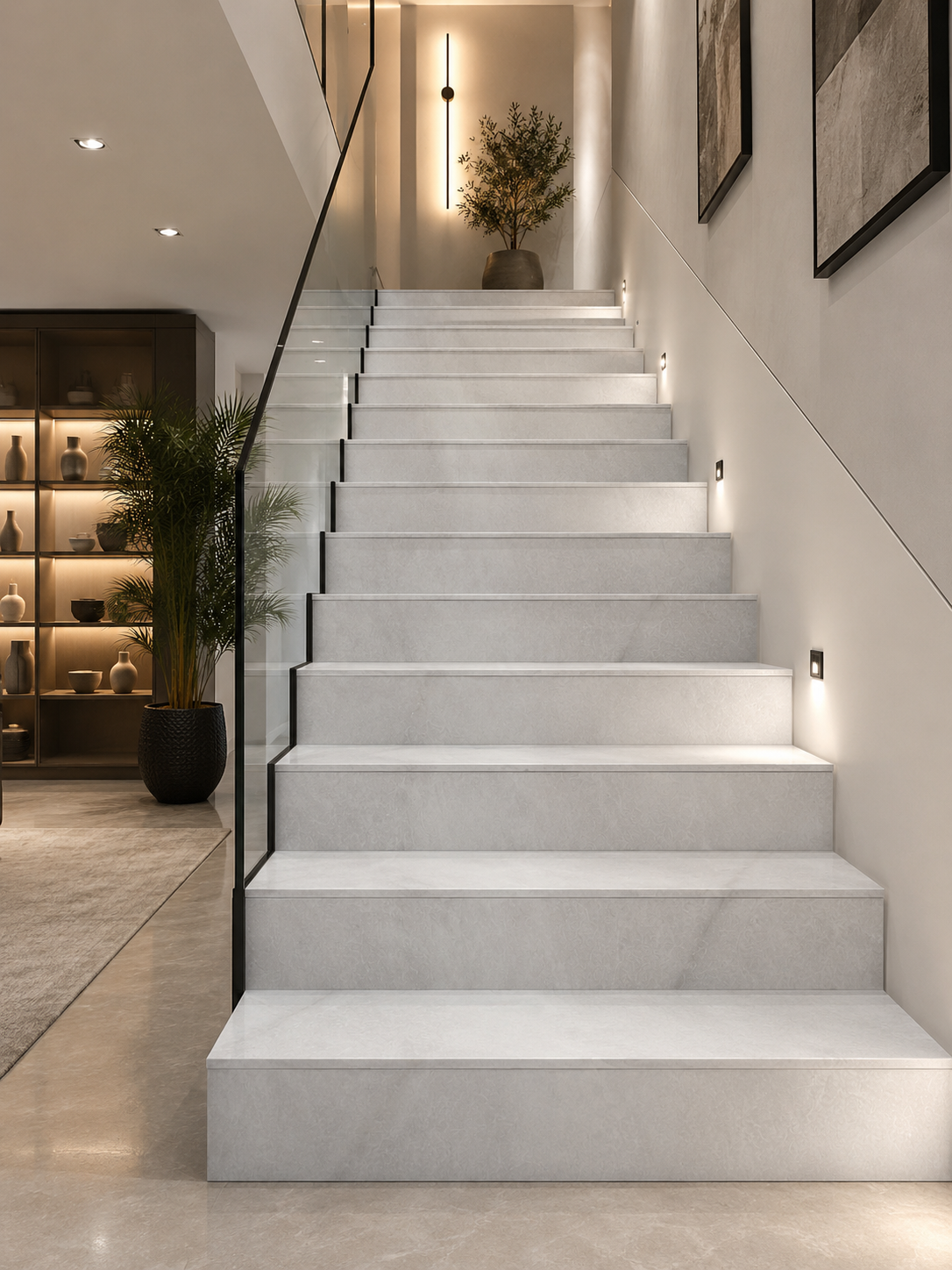 Treapta din Marmura Mugla Mata
