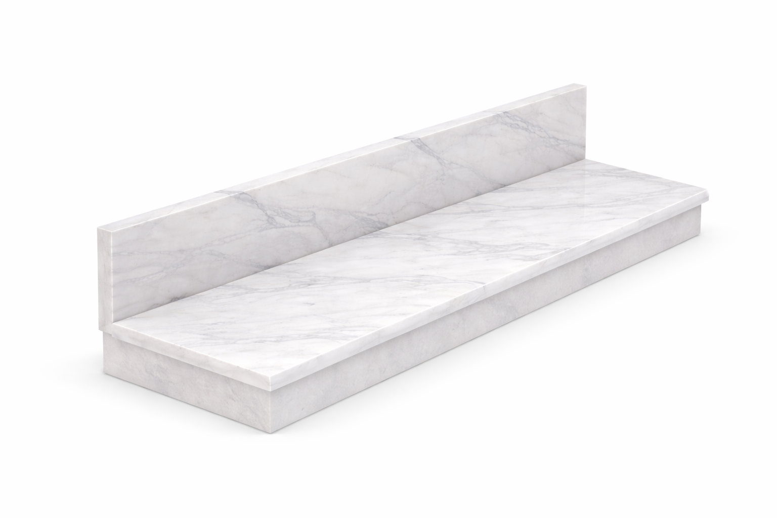 Set Treapta + Contratreapta din Marmura Volakas