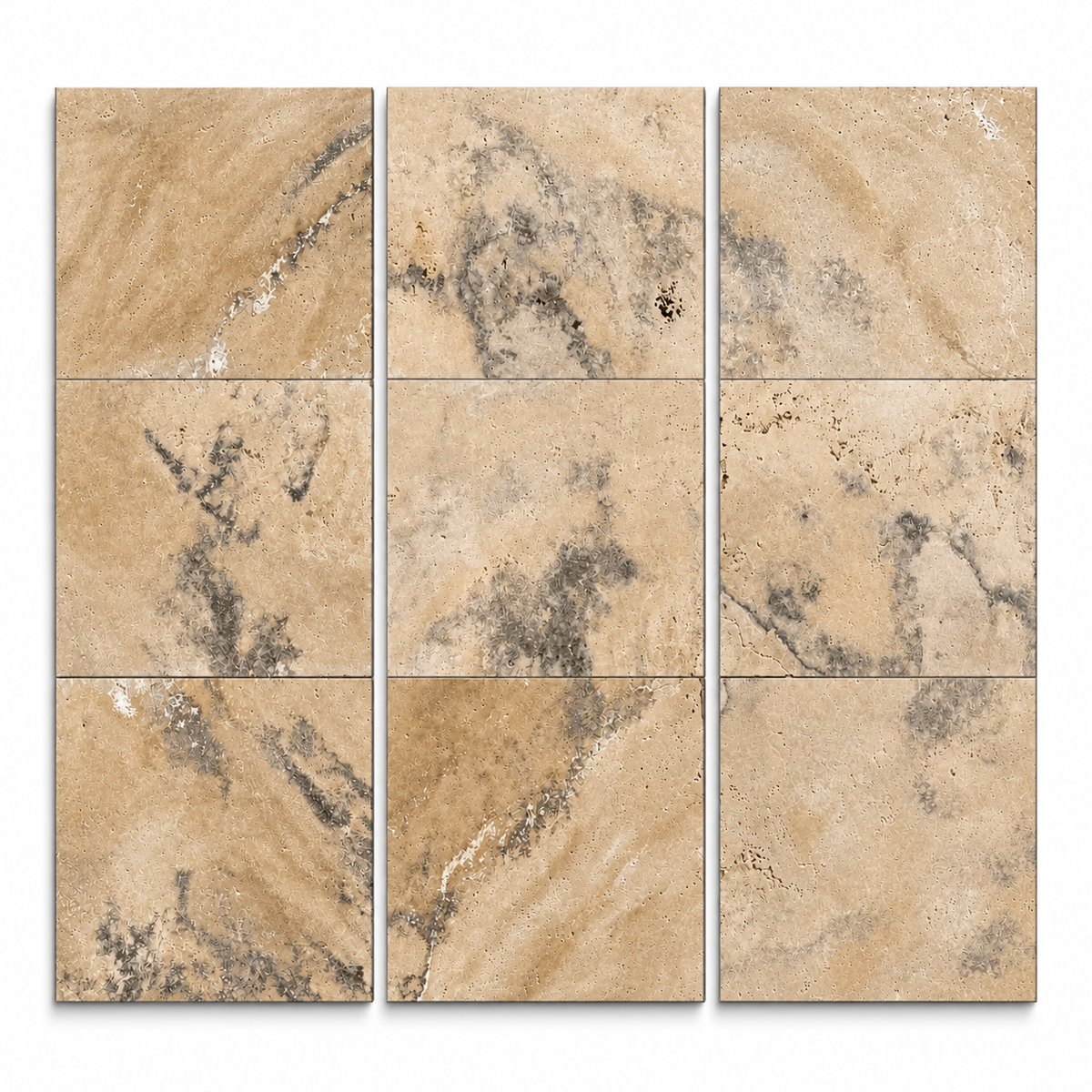 Travertin nechituit mat 61 x 40.6 x 1.2