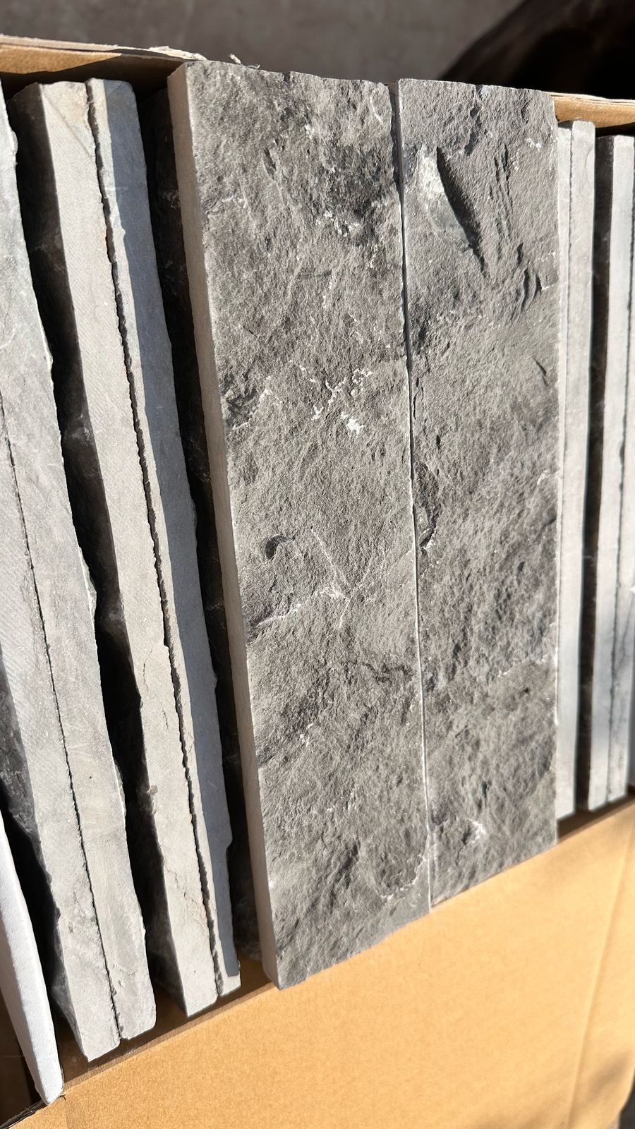 Scapițată din marmura - melly grey - 7x30x1.5 cm