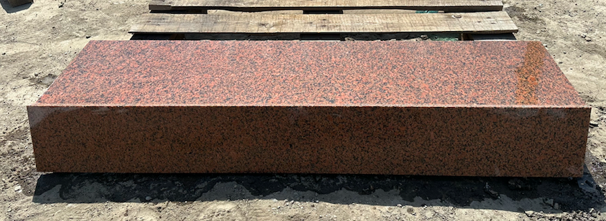 Contratrepte Din Granit - Rosu Royal - 17X130X1.9 Lustruit
